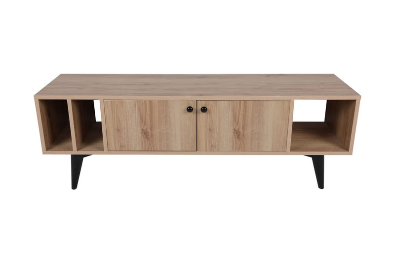 Sisli Tv-bänk 150 cm - Natur/Svart - Möbler - Tv möbel & mediamöbel - TV bänk & mediabänk
