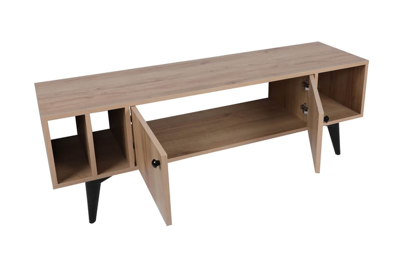 Sisli Tv-bänk 150 cm - Natur/Svart - Möbler - Tv möbel & mediamöbel - TV bänk & mediabänk