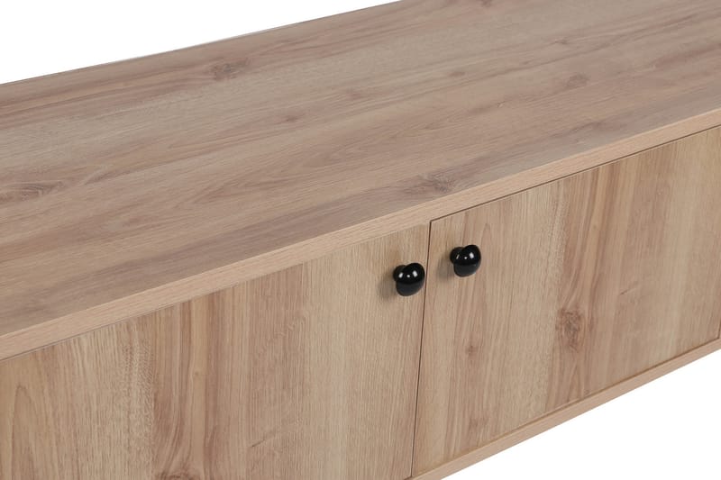 Sisli Tv-bänk 150 cm - Natur/Svart - Möbler - Tv möbel & mediamöbel - TV bänk & mediabänk