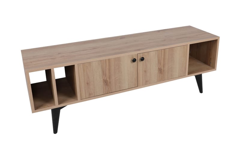 Sisli Tv-bänk 150 cm - Natur/Svart - Möbler - Tv möbel & mediamöbel - TV bänk & mediabänk