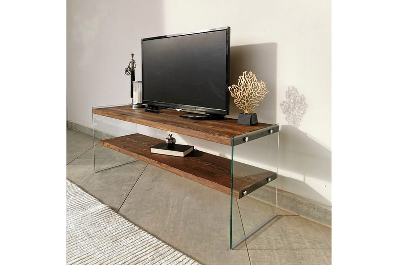 Siyam TV-Bänk 120 cm - Valnöt - Möbler - Tv möbel & mediamöbel - TV bänk & mediabänk