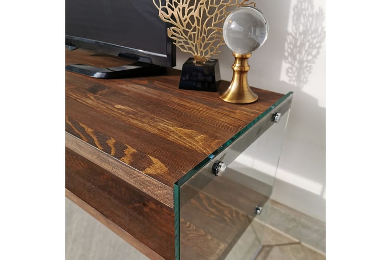 Siyam TV-Bänk 120 cm - Valnöt - Möbler - Tv möbel & mediamöbel - TV bänk & mediabänk