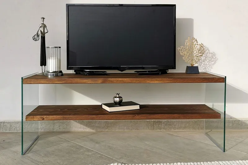 Siyam TV-Bänk 120 cm - Valnöt - Möbler - Tv möbel & mediamöbel - TV bänk & mediabänk