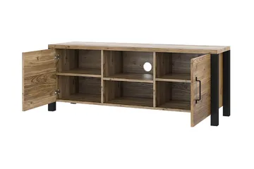 Skarebol TV-bänk 147 cm - Svart/Trä/Natur - Möbler - Tv möbel & mediamöbel - TV bänk & mediabänk