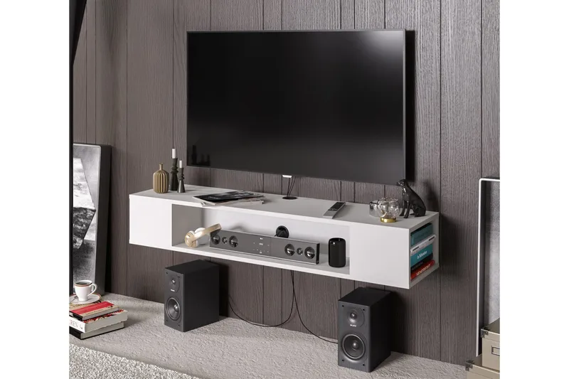 Skuteryd TV-bänk 135 cm - Vit - Möbler - Tv möbel & mediamöbel - TV bänk & mediabänk