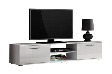 Soho Golvstående TV-bänk 180 cm med Förvaring i Målat Trä - Vit - Möbler - Tv möbel & mediamöbel - TV bänk & mediabänk