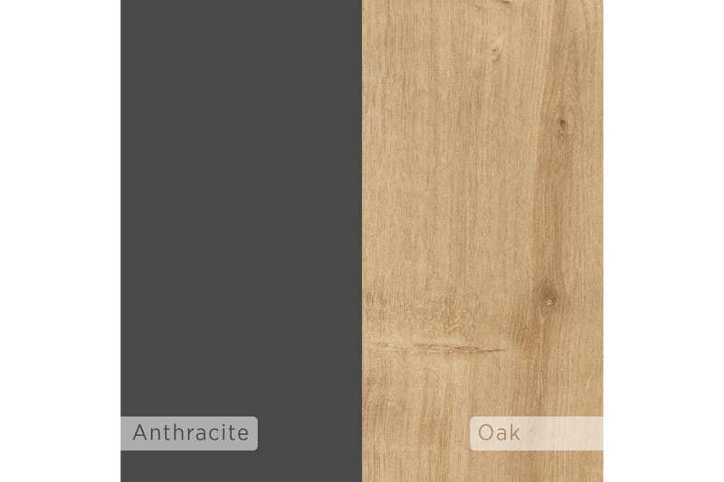 Spark 180 Tv-bänk 180x35,6 cm Svart/Brun - Hanah Home - Möbler - Tv möbel & mediamöbel - TV bänk & mediabänk