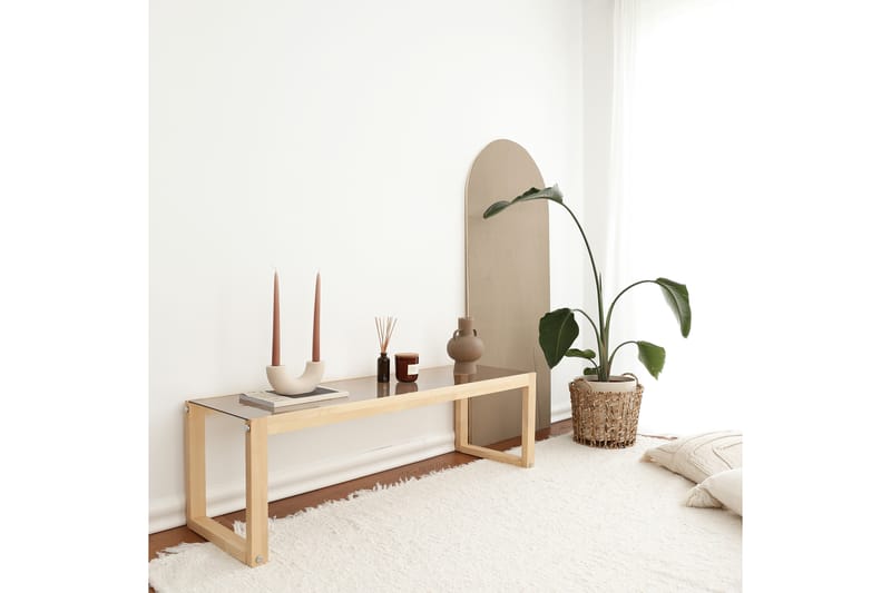 Sqandie Tv-bänk 130 cm - Natur - Möbler - Tv möbel & mediamöbel - TV bänk & mediabänk