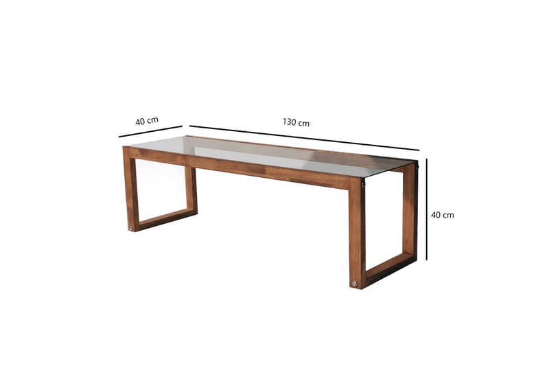 Sqandie Tv-bänk 130 cm - Natur - Möbler - Tv möbel & mediamöbel - TV bänk & mediabänk