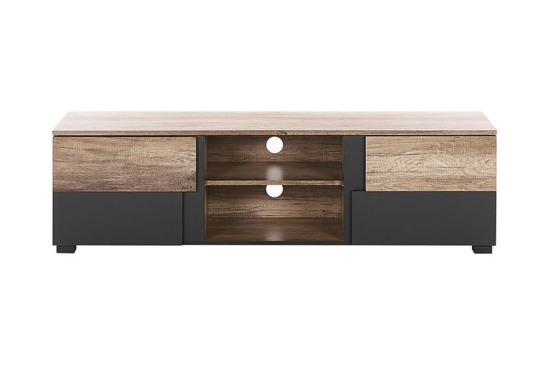 Sterlingen TV-bänk 148x40 cm - Ljust Trä/Svart - Möbler - Tv möbel & mediamöbel - TV bänk & mediabänk