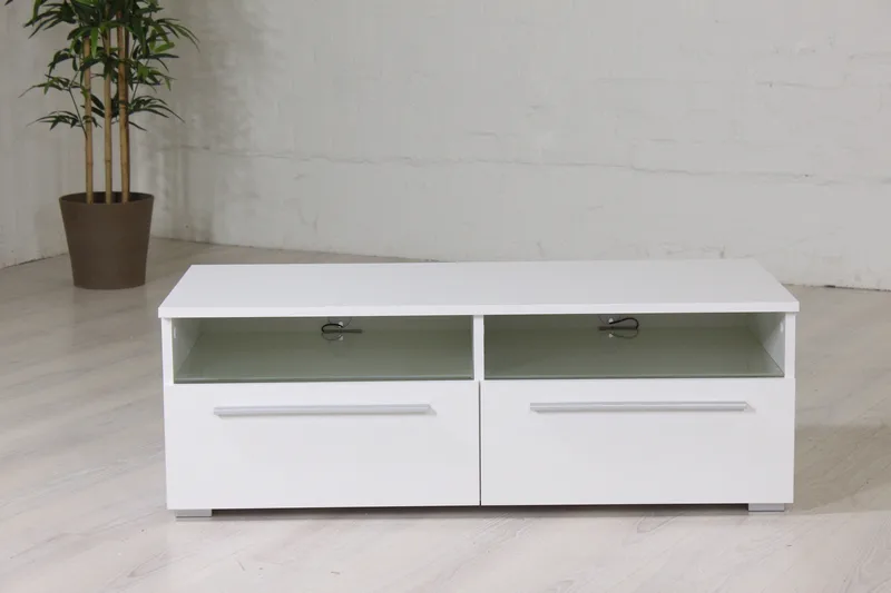 Stockend TV-Bänk 100 cm - Vit - Möbler - Tv möbel & mediamöbel - TV bänk & mediabänk