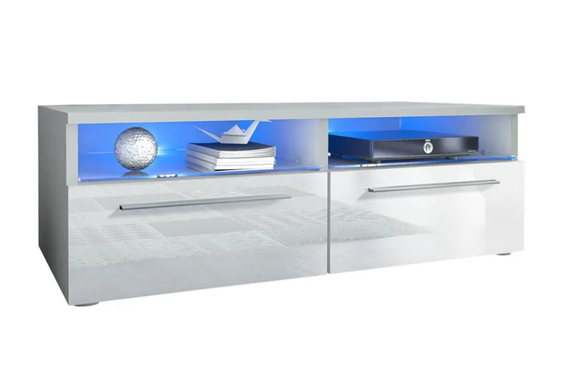 Stockend TV-Bänk 100 cm - Vit - Möbler - Tv möbel & mediamöbel - TV bänk & mediabänk