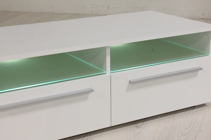 Stockend TV-Bänk 100 cm - Vit - Möbler - Tv möbel & mediamöbel - TV bänk & mediabänk