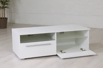 Stockend TV-Bänk 100 cm - Vit - Möbler - Tv möbel & mediamöbel - TV bänk & mediabänk