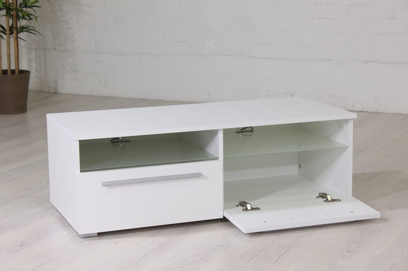 Stockend TV-Bänk 100 cm - Vit - Möbler - Tv möbel & mediamöbel - TV bänk & mediabänk