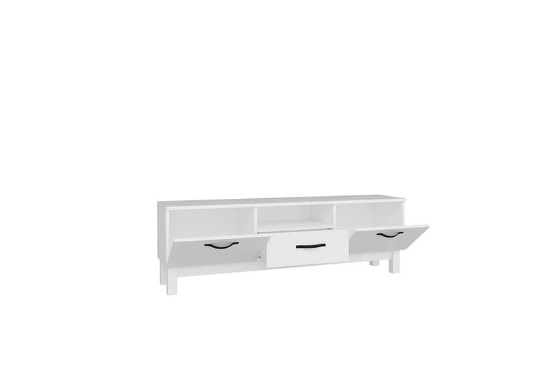 Suzi Tv-bänk 150x35,3 cm Vit - Hanah Home - Möbler - Tv möbel & mediamöbel - TV bänk & mediabänk