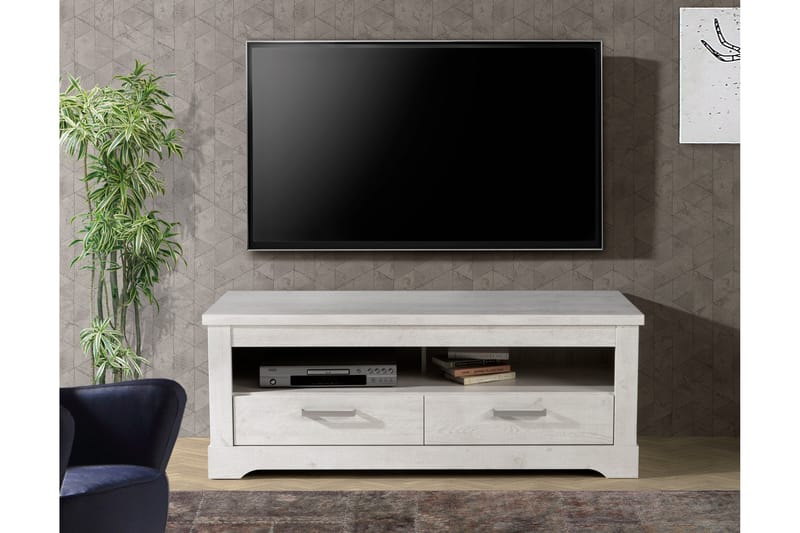 Svetis Tv-bänk 137 cm - Vit - Möbler - Tv möbel & mediamöbel - TV bänk & mediabänk