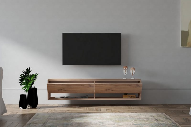 Taboada<br> Tv-bänk 141 cm - Natur - Möbler - Tv möbel & mediamöbel - TV bänk & mediabänk