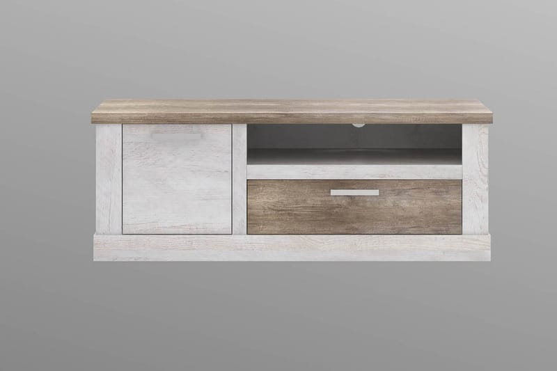 Talebi TV-Bänk 140 cm - Brun/Vit - Möbler - Tv möbel & mediamöbel - TV bänk & mediabänk