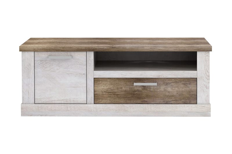 Talebi TV-Bänk 140 cm - Brun/Vit - Möbler - Tv möbel & mediamöbel - TV bänk & mediabänk