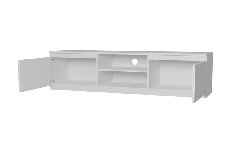 Tarnovo TV-bänk 140 cm - Vit - Möbler - Tv möbel & mediamöbel - TV bänk & mediabänk