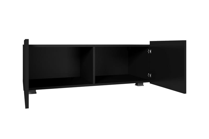 Tessan TV-bänk 100 cm Liten - Svart - Möbler - Tv möbel & mediamöbel - TV bänk & mediabänk