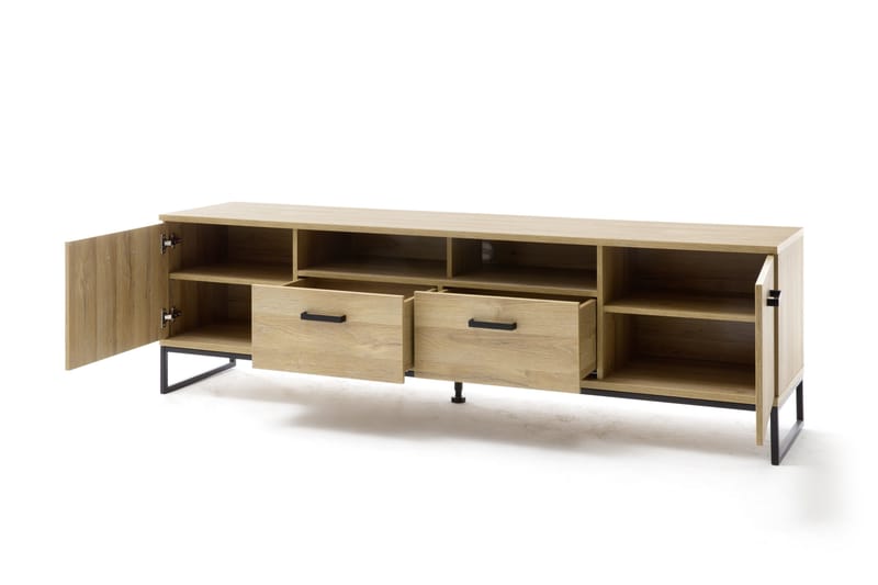 Toledo TV-bänk 201 cm - Trä/Natur - Möbler - Tv möbel & mediamöbel - TV bänk & mediabänk