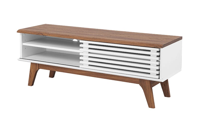 Toledo Tv-Bänk 35x117 cm - Vit - Möbler - Tv möbel & mediamöbel - TV bänk & mediabänk