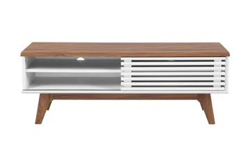 Toledo Tv-Bänk 35x117 cm - Vit - Möbler - Tv möbel & mediamöbel - TV bänk & mediabänk