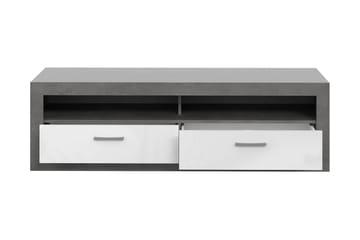 Tolovgrad Golvstående Tv-bänk 152,7 cm med Förvaring i Målat Trä - Grå - Möbler - Tv möbel & mediamöbel - TV bänk & mediabänk