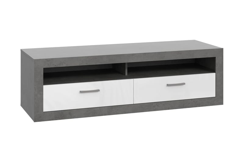Tolovgrad Tv-bänk 153 cm - Grå/Vit - Möbler - Tv möbel & mediamöbel - TV bänk & mediabänk
