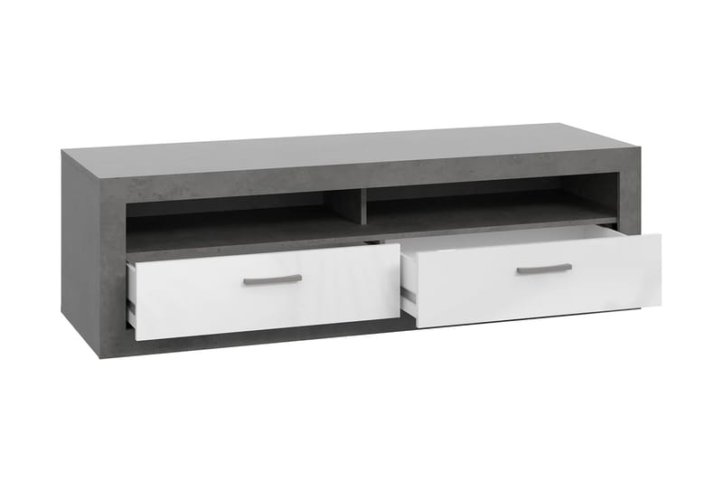 Tolovgrad Tv-bänk 153 cm - Grå/Vit - Möbler - Tv möbel & mediamöbel - TV bänk & mediabänk