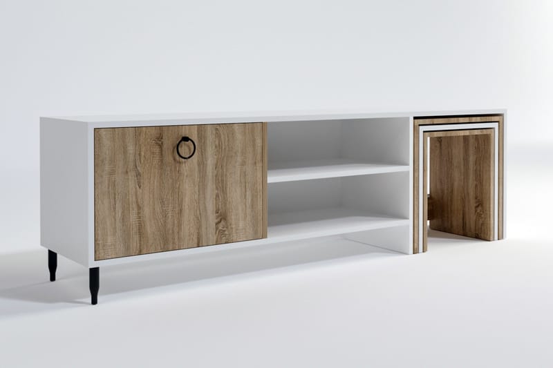 Tutana Tv-bänk 180 cm - Vit - Möbler - Tv möbel & mediamöbel - TV bänk & mediabänk