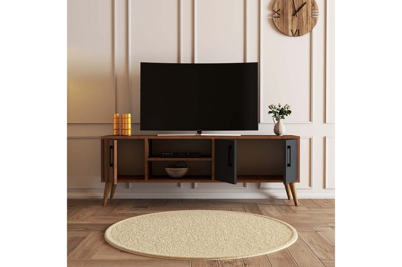 Tv-bänk & mediabänk Andifli Tv-bänk 150x52 cm Brun - Möbler - Tv möbel & mediamöbel - TV bänk & mediabänk