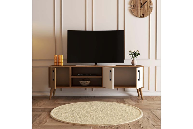 Tv-bänk & mediabänk Andifli Tv-bänk 150x52 cm Brun - Möbler - Tv möbel & mediamöbel - TV bänk & mediabänk