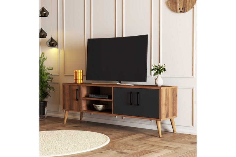 Tv-bänk & mediabänk NO_BRAND Andifli Tv-bänk 150x52 cm Brun - Möbler - Tv möbel & mediamöbel - TV bänk & mediabänk