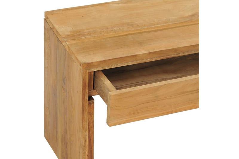 TV-bänk 100x35x45 cm massiv teak - Brun - Möbler - Tv möbel & mediamöbel - TV bänk & mediabänk