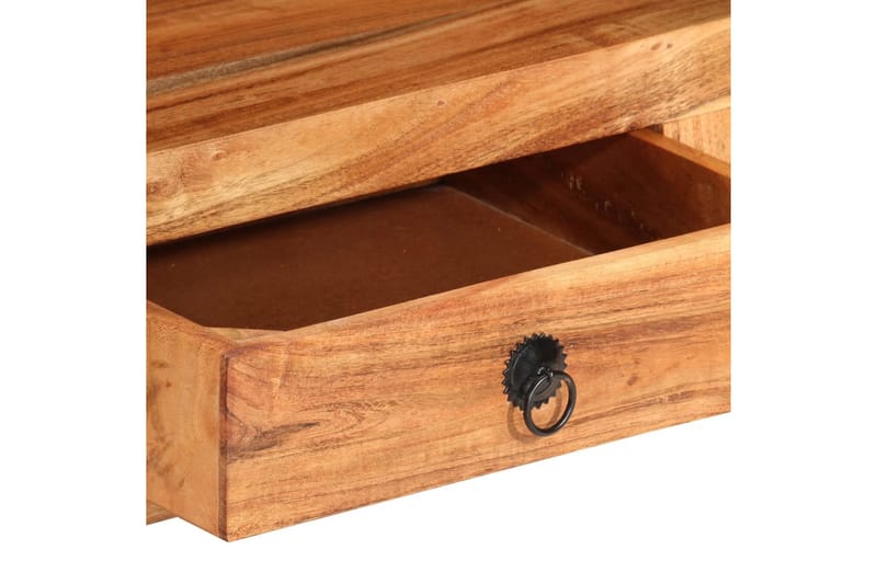 TV-bänk 110x30x40 cm massiv akacia - Brun - Möbler - Tv möbel & mediamöbel - TV bänk & mediabänk