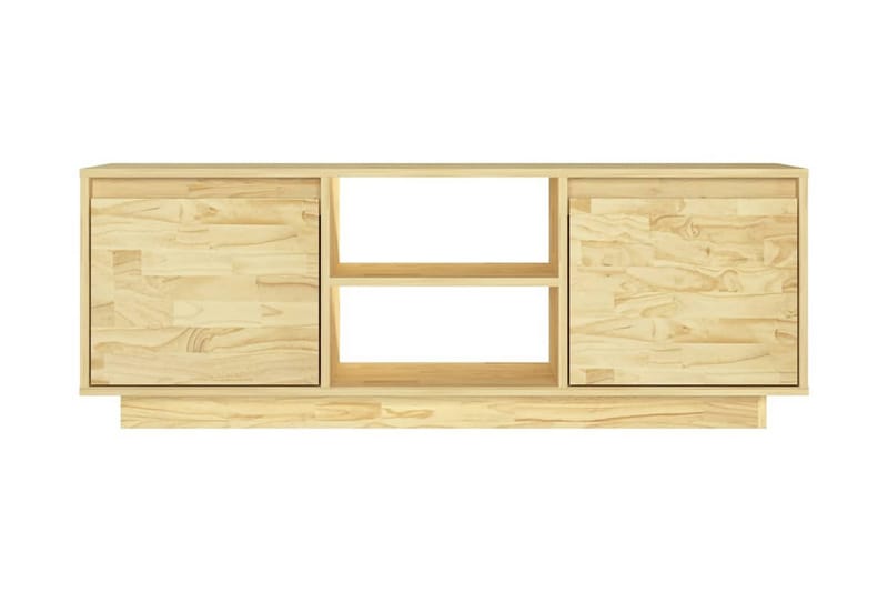 TV-bänk 110x30x40 cm massiv furu - Brun - Möbler - Tv möbel & mediamöbel - TV bänk & mediabänk