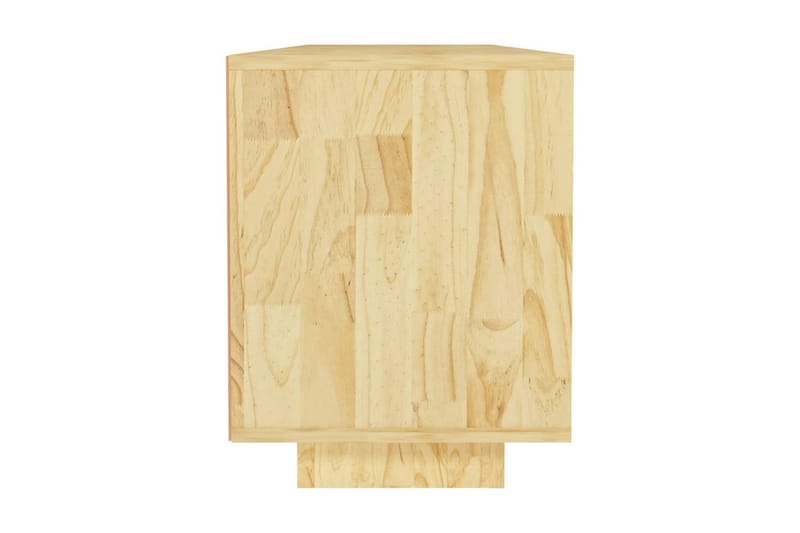 TV-bänk 110x30x40 cm massiv furu - Brun - Möbler - Tv möbel & mediamöbel - TV bänk & mediabänk