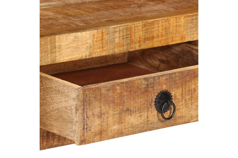 TV-bänk 110x30x40 cm massivt mangoträ - Brun - Möbler - Tv möbel & mediamöbel - TV bänk & mediabänk
