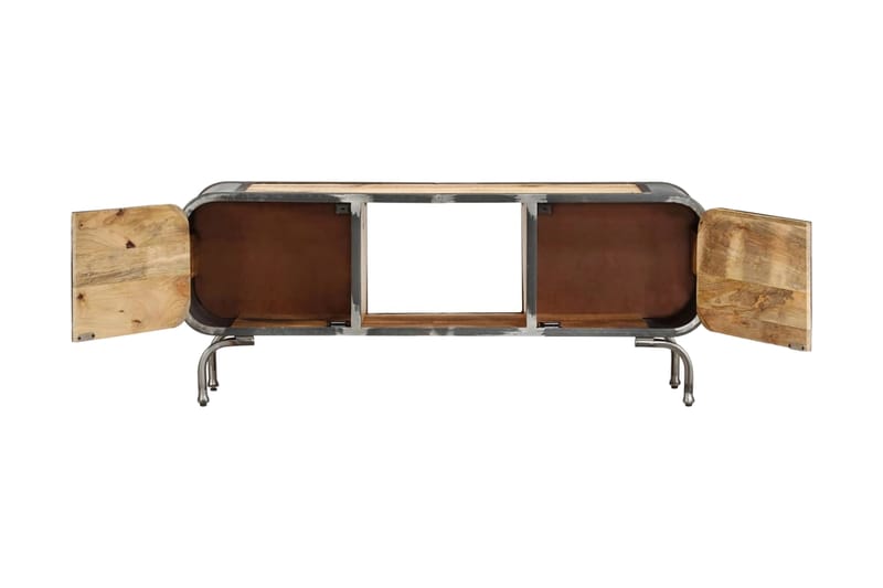 Tv-bänk 110x30x42 cm massivt mangoträ - Brun - Möbler - Tv möbel & mediamöbel - TV bänk & mediabänk