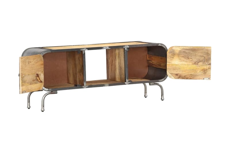Tv-bänk 110x30x42 cm massivt mangoträ - Brun - Möbler - Tv möbel & mediamöbel - TV bänk & mediabänk
