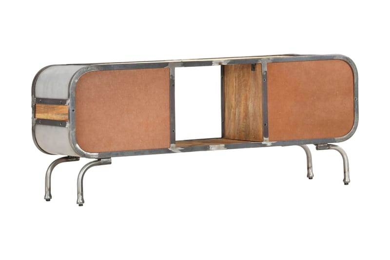 Tv-bänk 110x30x42 cm massivt mangoträ - Brun - Möbler - Tv möbel & mediamöbel - TV bänk & mediabänk