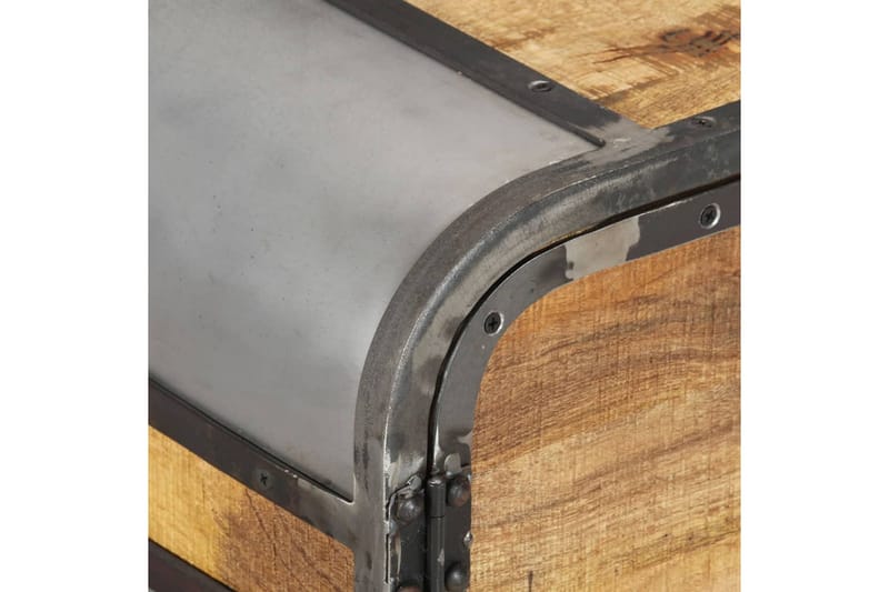 Tv-bänk 110x30x42 cm massivt mangoträ - Brun - Möbler - Tv möbel & mediamöbel - TV bänk & mediabänk