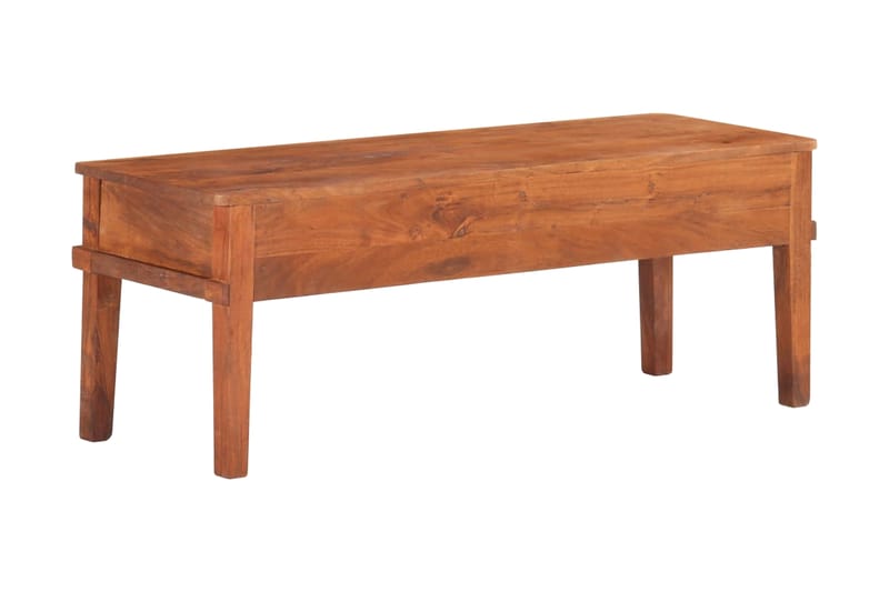TV-bänk 110x40x41 cm massivt akaciaträ - Brun - Möbler - Tv möbel & mediamöbel - TV bänk & mediabänk