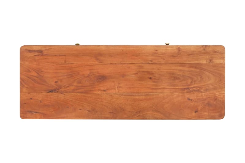 TV-bänk 110x40x41 cm massivt akaciaträ - Brun - Möbler - Tv möbel & mediamöbel - TV bänk & mediabänk