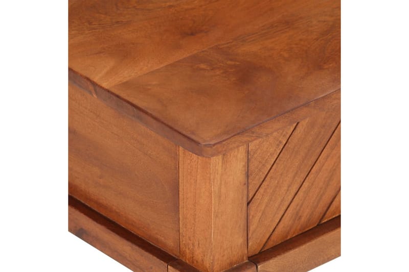 TV-bänk 110x40x41 cm massivt akaciaträ - Brun - Möbler - Tv möbel & mediamöbel - TV bänk & mediabänk