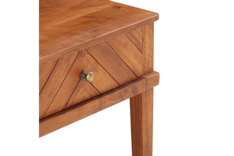 TV-bänk 110x40x41 cm massivt akaciaträ - Brun - Möbler - Tv möbel & mediamöbel - TV bänk & mediabänk