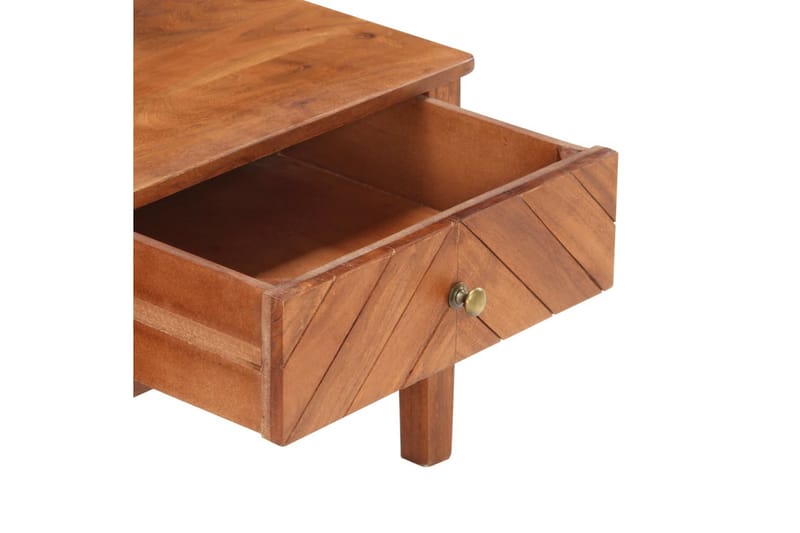 TV-bänk 110x40x41 cm massivt akaciaträ - Brun - Möbler - Tv möbel & mediamöbel - TV bänk & mediabänk